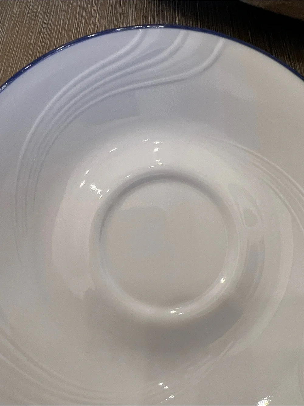 Set of 4 Corning for Corelle CELESTIAL BLUE Floral Teacup/Coffee & Saucer Set.